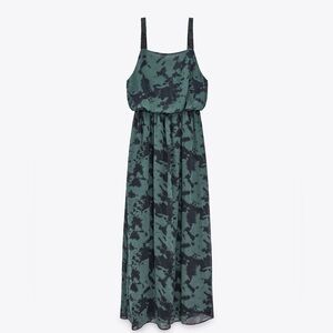 ZARA- PRINTED MIDI DRESS
GREEN